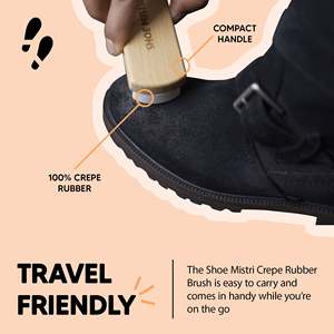 <b>Shoe</b> Mistri Nylon <b>Shoe</b> Cleaning Brush for Sneakers Leather Canvas Sports <b>Shoes</b> Durable Wooden Handle <b>Soft</b> Bristles for Cleaning - Product Image 6