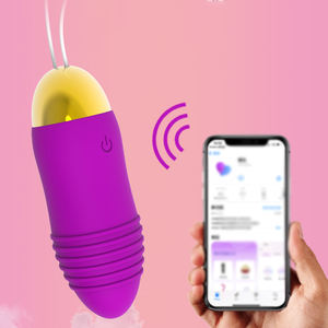 Penjualan Terbaik mainan seks stimulasi nirkabel silikon telur bergetar lompat Mini pengendali aplikasi <span class=keywords><strong>Vibrator</strong></span> yang dapat dipakai untuk wanita - Product Image 5