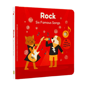 Libro de Cuentos en Inglés con Sonido, Música Rock, Tacto, Seguridad, Popular, Impresión Offset, Libro Sonoro en Relieve para Niños - Product Image 1