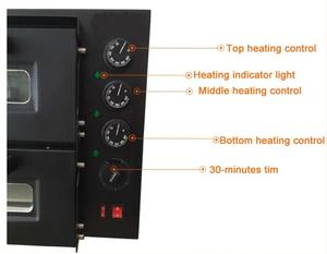 NB300 Four à pizza à <span class=keywords><strong>prix</strong></span> direct d'usine pour la maison et les petites entreprises Four <span class=keywords><strong>grille</strong></span>-<span class=keywords><strong>pain</strong></span> à deux étages pour le <span class=keywords><strong>pain</strong></span>, les gâteaux et les biscuits - Product Image 6