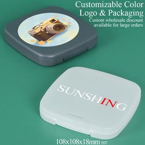 SUNSHING <b>Small</b> Camera Filter Carry Case ND Filter <b>Storage</b> <b>Box</b> <b>Small</b> Plastic Container Organizer Shockproof Lens Filter Case - Product Image 4