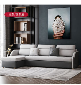 Sofá para cama de nuevo diseño, tela de hotel con almacenamiento, sofá cama extraíble Queen, sofá cama extraíble - Product Image 4