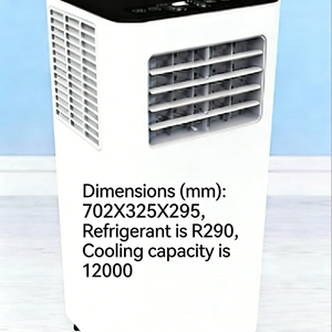 <span class=keywords><strong>Aire</strong></span> <span class=keywords><strong>Acondicionado</strong></span> Portátil Doméstico de 12000 Btu y 1.5 Toneladas para Uso en el Hogar y la Oficina, Sin Manguera - Product Image 2