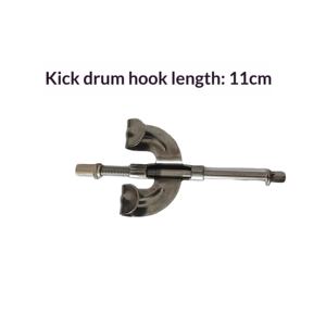 Collection d'accessoires pour batterie : Patins <span class=keywords><strong>de</strong></span> batterie universels en métal et caoutchouc pour caisse claire, bras <span class=keywords><strong>de</strong></span> batterie, patins <span class=keywords><strong>de</strong></span> cymbales, support mural pour batterie <span class=keywords><strong>de</strong></span> sol, crochet pour batterie <span class=keywords><strong>de</strong></span> <span class=keywords><strong>pied</strong></span> - Product Image 5