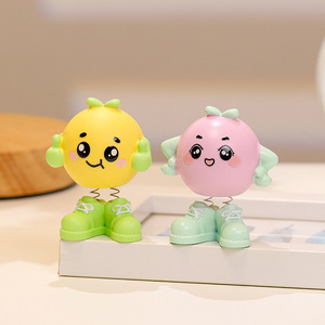 Spring Emoji Cartoon Figurine Resin Ornament Desk Decoration Office <b>Accessory</b> Trendy <b>Doll</b> Unisex Gift - Product Image 2