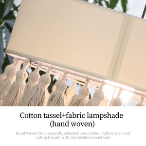 Lámparas Colgantes Wabi Sabi, Diseño Artístico, Lámpara de Techo para Sala de Estar, Comedor, Dormitorio, Sala de Té Zen, Lámpara Colgante Vintage de Cuerda de Cáñamo - Product Image 5