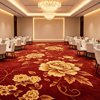 Tapis de banquet en polyester pour distributeur international, antidérapant, motif personnalisé, échantillon gratuit, résistant à l'usure, pour revêtement complet