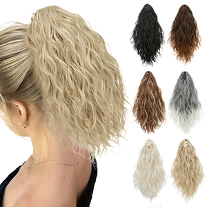 Extensions <span class=keywords><strong>de</strong></span> <span class=keywords><strong>queue</strong></span> <span class=keywords><strong>de</strong></span> <span class=keywords><strong>cheval</strong></span> résistantes à la chaleur synthétiques longues ondulées moelleuses faux cheveux postiches <span class=keywords><strong>queue</strong></span> <span class=keywords><strong>de</strong></span> <span class=keywords><strong>cheval</strong></span> vente en gros - Product Image 1