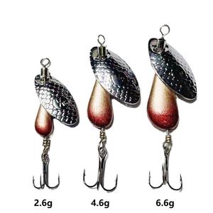 Alpha Customized 2.6g 4.6g 6.6g Cuillère de pêche colorée pour la truite, le <span class=keywords><strong>brochet</strong></span>, le bar, la pêche à la traîne - Product Image 2