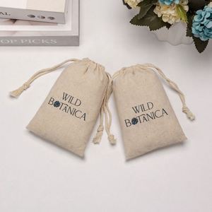 Custom <b>Drawstring</b> Muslin Cotton Gifts Tea Clothing <b>Pouches</b> Cotton Muslin <b>Drawstring</b> Bags - Product Image 5