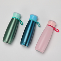Bouteille intelligente Olerd en acier inoxydable avec Bluetooth, isolation sous vide, haut-parleur musical, affichage LED de la température, pour boire directement