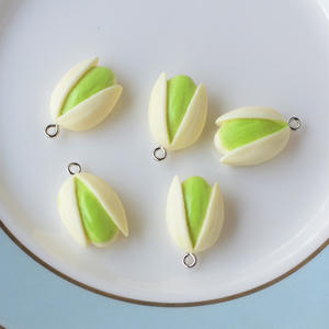 ถั่วพิสตาชิโอเรซินขนาดเล็กจำลองทรงหลังเบี้ยทรงหลังแบนเครื่องรางอาหาร<span class=keywords><strong>ปลอม</strong></span>งานฝีมือสมุดภาพงานฝีมือ DIY อุปกรณ์ตกแ<span class=keywords><strong>ต</strong></span>่ง<span class=keywords><strong>บ</strong></span>้าน<span class=keywords><strong>ต</strong></span>ุ๊กตา100ชิ้น - Product Image 4
