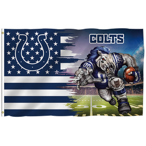 Drapeau d'équipe de football 3x5ft Design personnalisé de haute qualité Bannière Dallas Cowboys 100% Polyester Sports Drapeau <span class=keywords><strong>Nfl</strong></span> En stock - Product Image 1