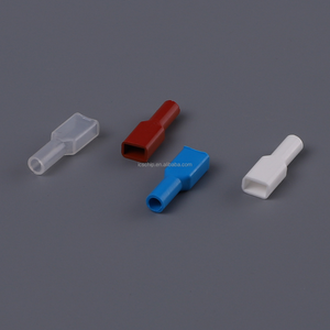 High Temperature Resistance Silicone Heat Resistant <b>Terminal</b> Protective Cases 6.3MM 4.8mm 2.8mm White/Red Customized - Product Image 5