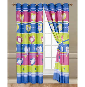 2 Pezzi Tende a Rullo in Microfibra Stampata Multicolore con Occhielli per Camerette da Bambina - Product Image 5