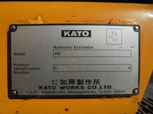KATO WORKS Modèle HD1023III #8974 Excavatrice de machines de construction d'ingénierie d'occasion de 5.5 tonnes et 2 tonnes - Product Image 5
