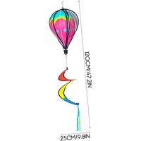 Offre Spéciale ballon à Air chaud vent Spinners carillon éolien jardin moulin à vent Spinner cinétique suspendu décor pour pelouse cour