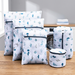 Sac à linge surdimensionné 60*90cm en maille fine, durable et multifonctionnel, avec cordon de serrage, modèle épais WP-0006 pour usage domestique ZF - Product Image 3