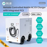 Station de recharge portable pour véhicules électriques de haute capacité 213 kWh IP67 KUNXIAORUN KXRN5421 RV 80-120 kW AC/DC