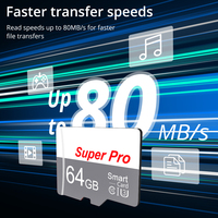Vente en gros 32GB 64GB 128GB 256MB Flash TF carte mémoire SD classe 10 U3 U1 16GB 8GB caméra carte TF carte mémoire
