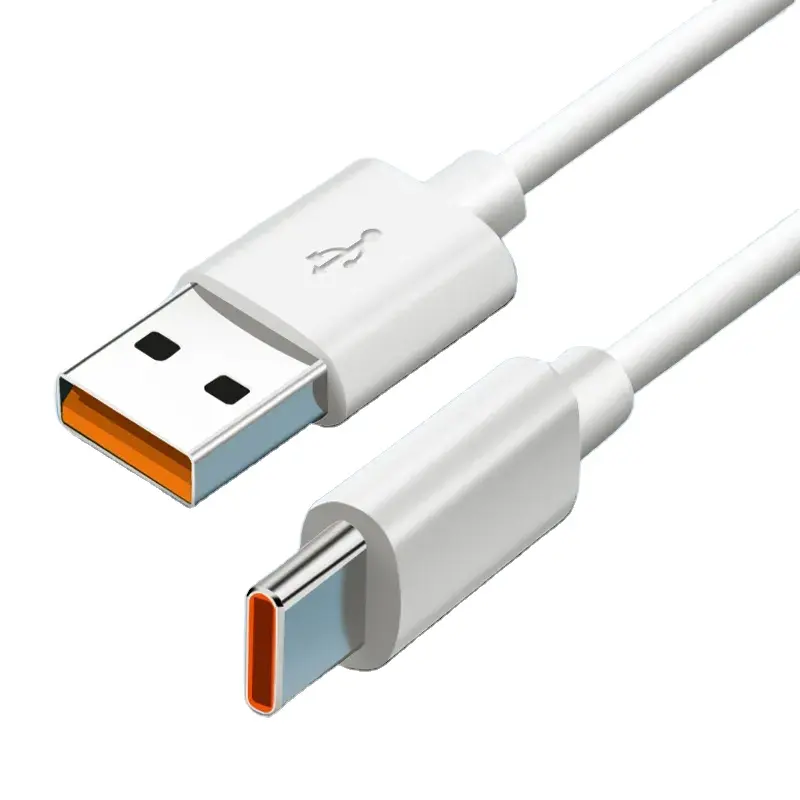 Kabel pengisi daya Cepat Usb, kabel Data Usb kualitas tinggi 1m, kabel pengisian daya Cepat tipe-c dan Usb 6a