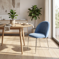 Chaise de salle à manger en velours, style européen, vente directe fabricant, siège moelleux, chaise de loisirs pour salle à manger