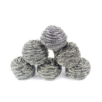 Очиститель кастрюль SS 410 15g, скруббер из нержавеющей стали/мочалка/чистящий шар