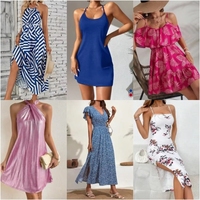 Ropa de Mujer al por Mayor a Bajo Precio, MOQ Bajo, Envío de Ropa a Granel, Blusas, Vestidos Usados