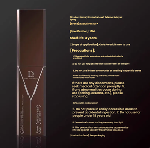 Love Black Brown Herren Sexspielzeug auf Wasserbasis Lube Adult External <span class=keywords><strong>Spray</strong></span> mit <span class=keywords><strong>Delay</strong></span> Time Control Duft creme & <span class=keywords><strong>Spray</strong></span> - Product Image 5