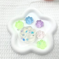Jouet anti-stress lumineux 5+1 en forme de patte de chat, transparent, mini, premium, pour enfants