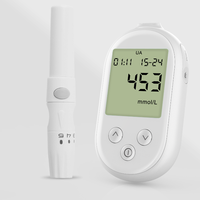 Medidor de Glucosa en Sangre Digital Portátil, Tiras Reactivas, Monitor de Glucosa en Sangre, Medidor de Glucosa para Diabéticos