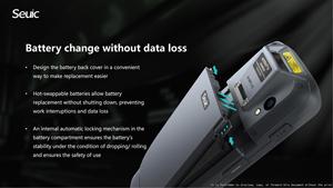 SEUIC orijinal AUTOID 10 4 ''el mobil bilgisayar Qual Comm 8 çekirdekli <span class=keywords><strong>Android</strong></span> 11 2D QR el Pda barkod tarayıcı - Product Image 5