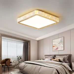 Lampada da soffitto a LED di cristallo rotondo da soggiorno moderno camera da letto cucina a soffitto a isola lampadario creativo acqua ondulazione plafoniera