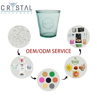 Ensemble thé et café personnalisé avec logo, tasse en verre écologique classique américaine - Cadeau en gros