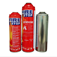 Échantillon gratuit 1000ml Fire-Stop aérosol fer blanc peut offset imprimé pour sprays et emballage avec joint de bouchon à vis