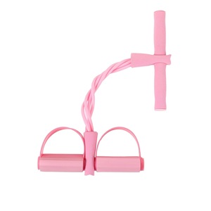 High Intensity Resistance Band <b>Puller</b> With Foot Pedals For Women Yoga Strength Training Anti Slip Comfort Grip - Product Image 2