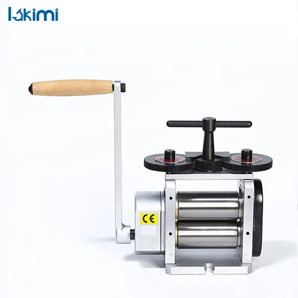 Flat Rolling Mill in Grey with 110MM Rollers Lakimi Gold Rolling Mill DIY Jewellery Making Machine LK-RM01D