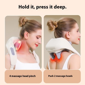 Masajeador de Hombros y Cuello LUIYAO de Gran Venta Almohada de Masaje Portátil Shiatsu con Calefacción para Oficina Hogar y Viaje - Product Image 4