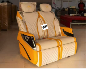 Siège-lit pliable confortable en cuir YLD pour camping-car avec mécanisme <span class=keywords><strong>pivotant</strong></span> <span class=keywords><strong>ISOFIX</strong></span> et ceintures de sécurité pour accessoires intérieurs de camping-car - Product Image 2