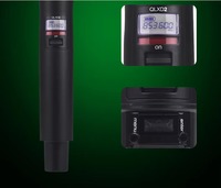 Système de microphone sans fil UHF professionnel QLXD4 Beta58 complet, monocanal 640-690 MHz, portable, avec suppression du bruit, léger, pour église