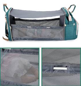 Mutter Mutterschaft Windel Rucksack Ladeans chluss Kinderwagen Gurte Thermo taschen Wasserdichte Wickelt asche mit Reise Klapp bett - Product Image 4