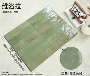 Carreaux muraux en porcelaine Velora Series, finition brillante, moulage profond, emballage mixte, carreaux décoratifs style métro pour cuisine et salle de bain - Product Image 4