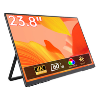 Monitor Portátil Eimio de 23.5 Pulgadas, 4K, IPS, 280nit, Tipo-C, Pantalla Extendida para Laptop, 100% SRGB, Personalización al por Mayor