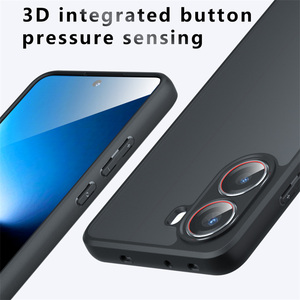 Para <span class=keywords><strong>Xiaomi</strong></span> Redmi Turbo 4 <span class=keywords><strong>3</strong></span> / <span class=keywords><strong>Poco</strong></span> X7 Pro funda ultrafina suave TPU marco transparente mate PC cubierta trasera a prueba de golpes Coque Fundas - Product Image 5