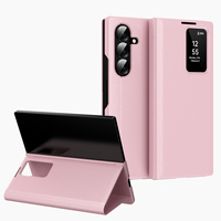 Étui de protection pliable populaire avec fenêtre visible, matériau TPU+PC antichoc, compatible avec Samsung Z Fold 3 - 7