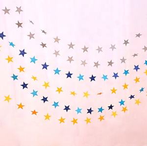 4M स्टार कागज माला पार्टी सजावट स्ट्रिंग वेडिंग एहसान - Product Image 1