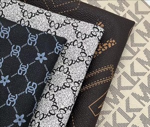 Cuero de PVC Directo de Fábrica, Estampado de Flores Antiguas, Cuadros, para Maletas, Cajas de Vino, Embalaje, Carteras, Tapicería de Tela, Bolsos - Product Image 2