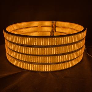 ルミナ ニュー 12列 アンバーホワイト 15/17インチ スイッチバック ホイールリングライト リムタイヤライト トラック/ピックアップ用 - Product Image 1