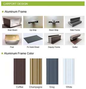 Options économiques de carport, <span class=keywords><strong>garage</strong></span> et auvent en polycarbonate Starshine Budget Defender - Product Image 5