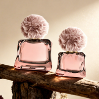 Bouteille de parfum de luxe vide nouvelle conception bouteille de parfum en verre avec boîte d'emballage de haute qualité emballage en verre